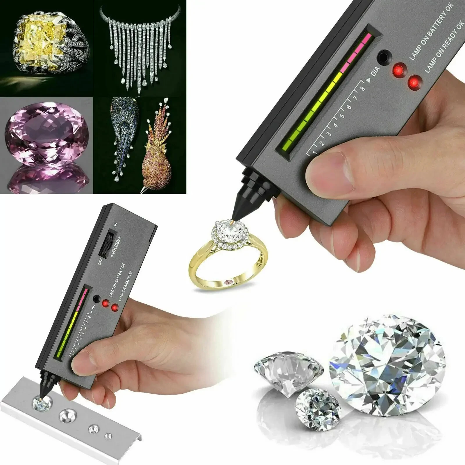 Gemstone Identification Kit - Diamond Tester High Accuracy Diamond Tester