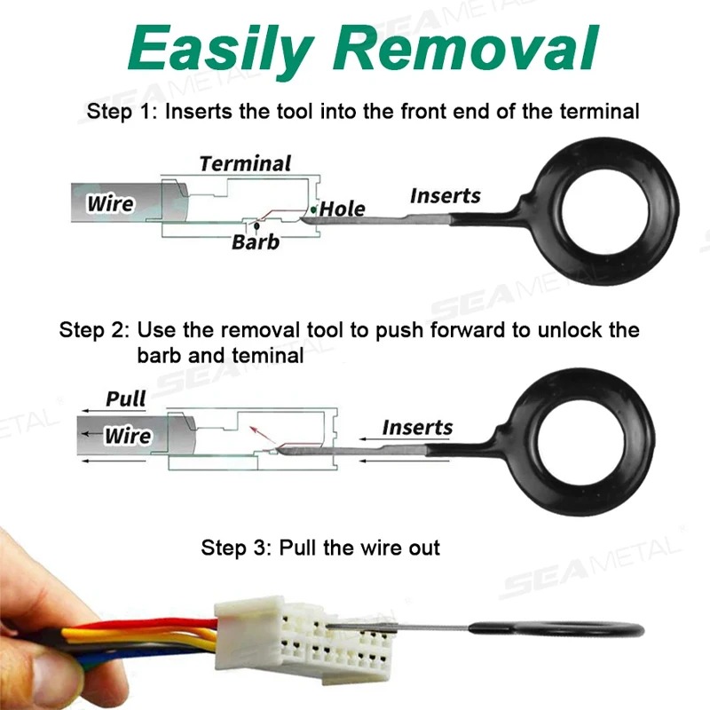 41/59Pcs New Terminal Removal  - Wire Wrapping Pliers Set review and price