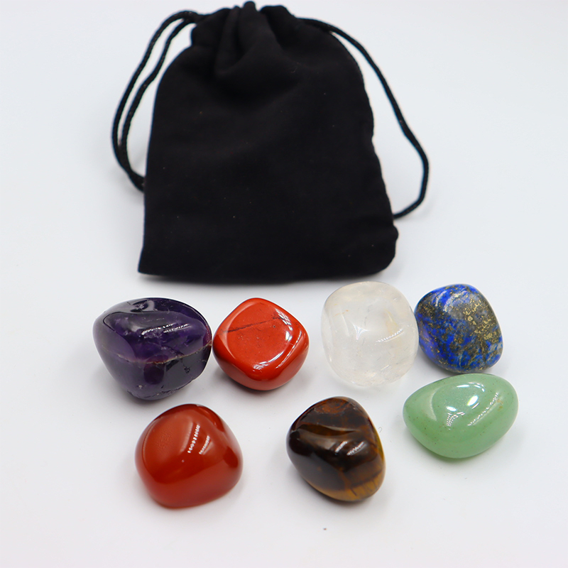 7pc/set Natural crystal Yoga P - Gemstone Polishing Kit review and price