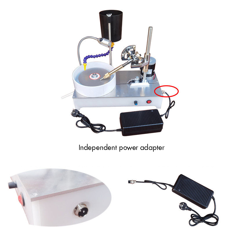 New Polishing Lapidary Flat Gr - Facet Machine Gemstone Cutting review and price