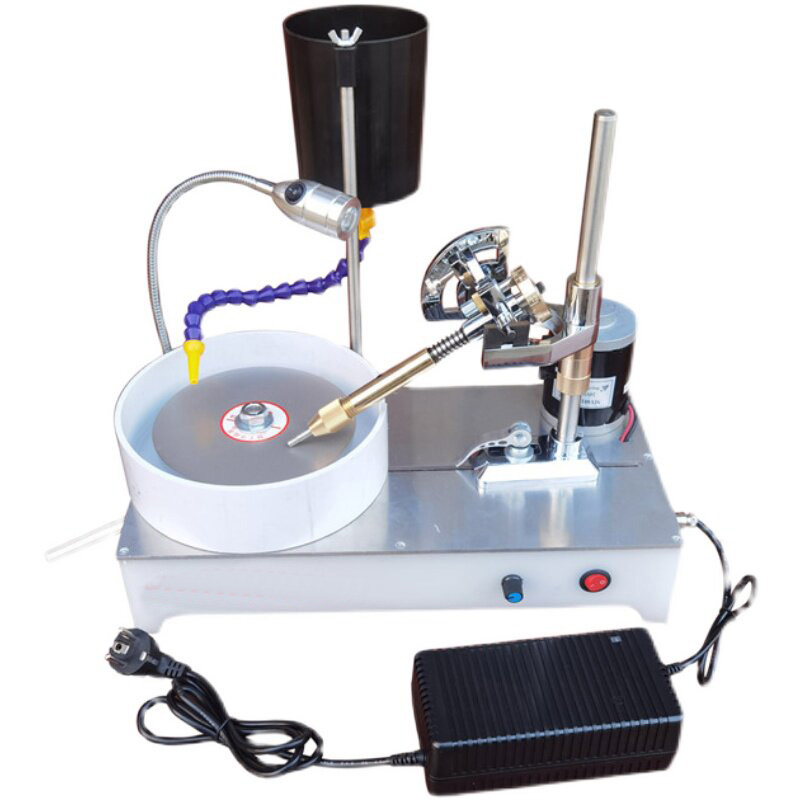 New Polishing Lapidary Flat Gr - Facet Machine Gemstone Cutting review and price