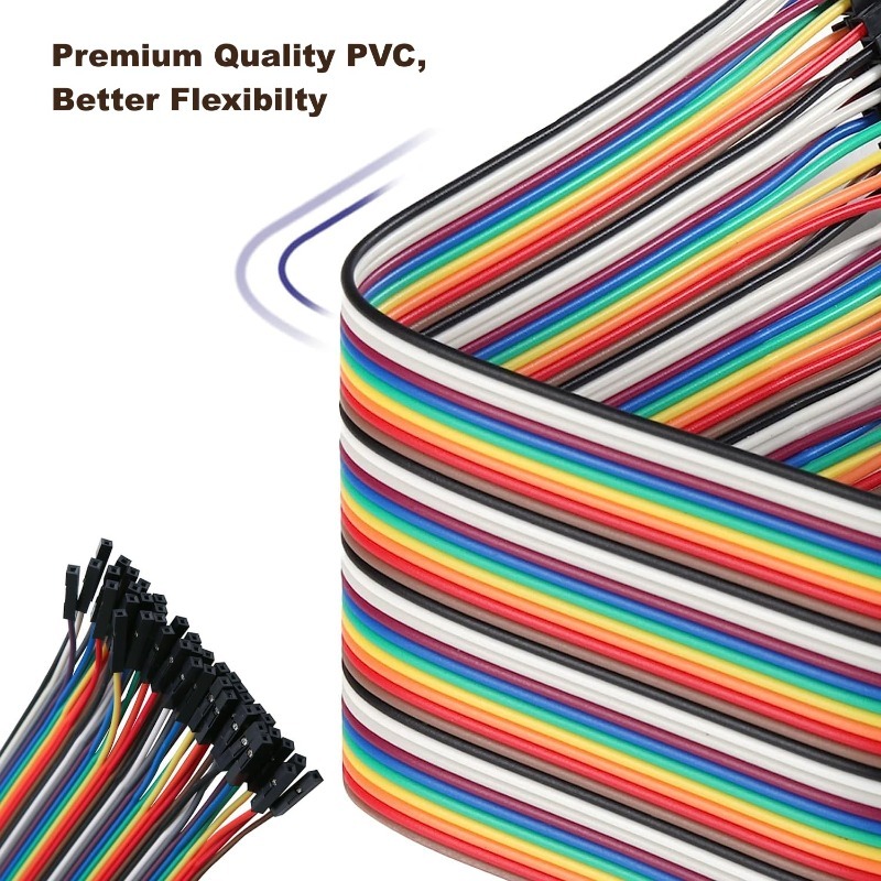 40Pin Dupont Cable Ribbon Jump - Wire Wrapping Pliers Set review and price
