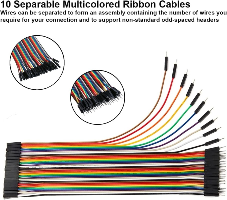 40Pin Dupont Cable Ribbon Jump - Wire Wrapping Pliers Set review and price