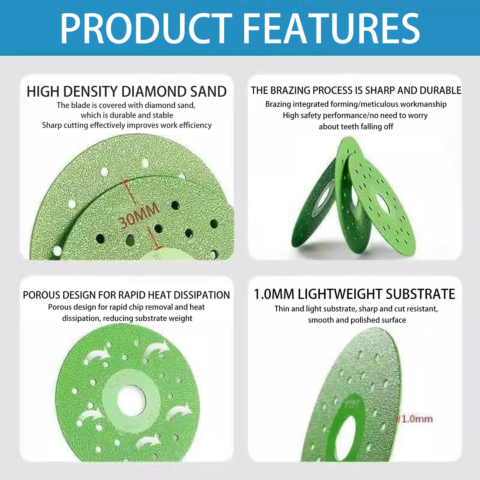 3/5Pc Tile Cutting Disc Super  - Diamond Grinding Wheel Lapidary review and price