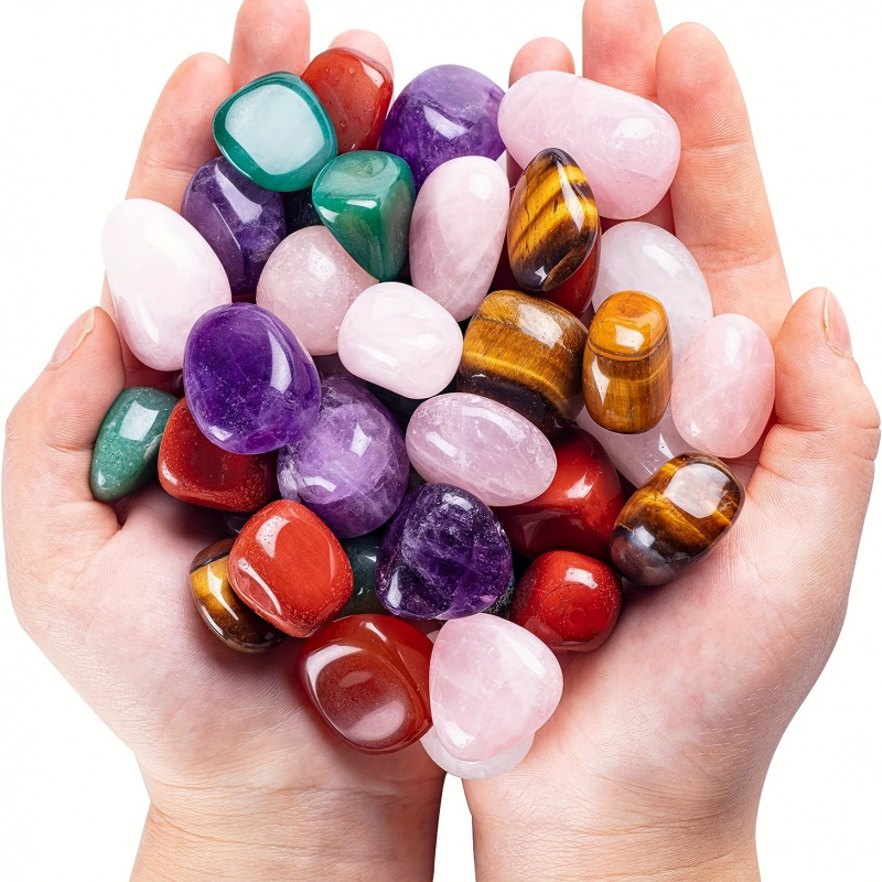 50g/Bag Natural Tumbled Stones - Gemstone Polishing Kit review and price