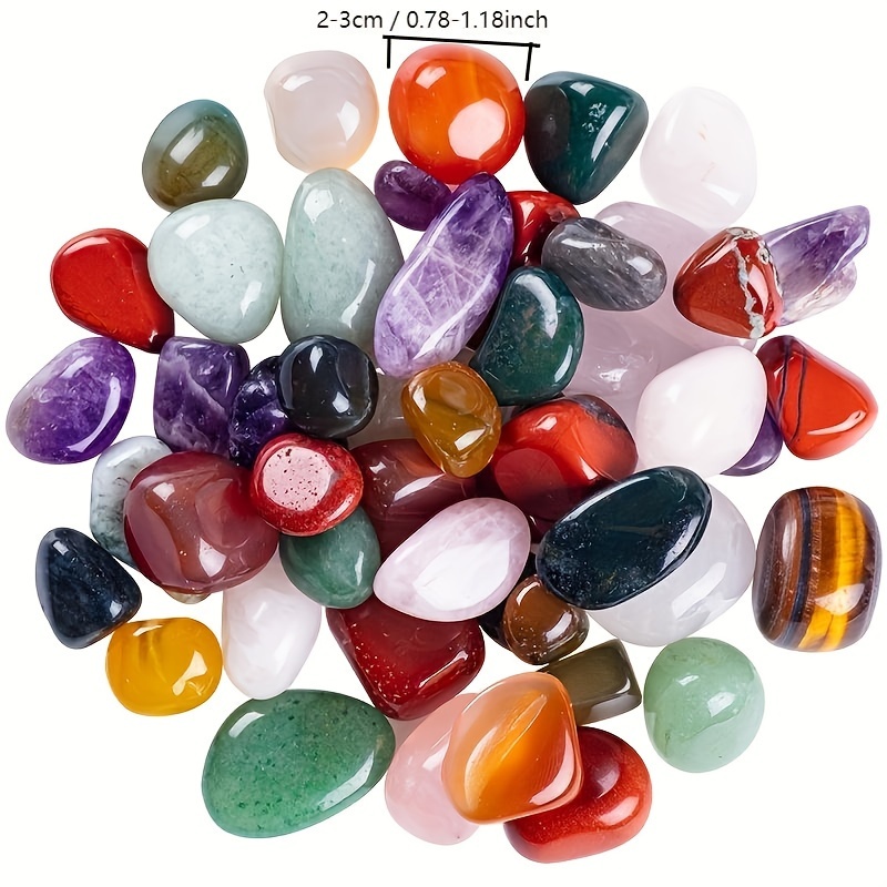 50g/Bag Natural Tumbled Stones - Gemstone Polishing Kit review and price