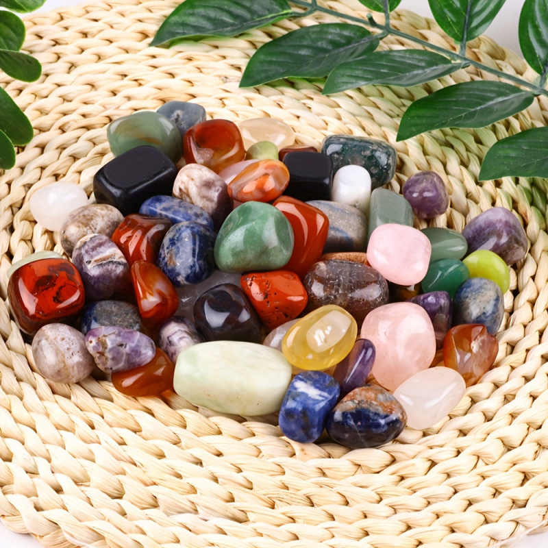 50g/Bag Natural Tumbled Stones - Gemstone Polishing Kit review and price