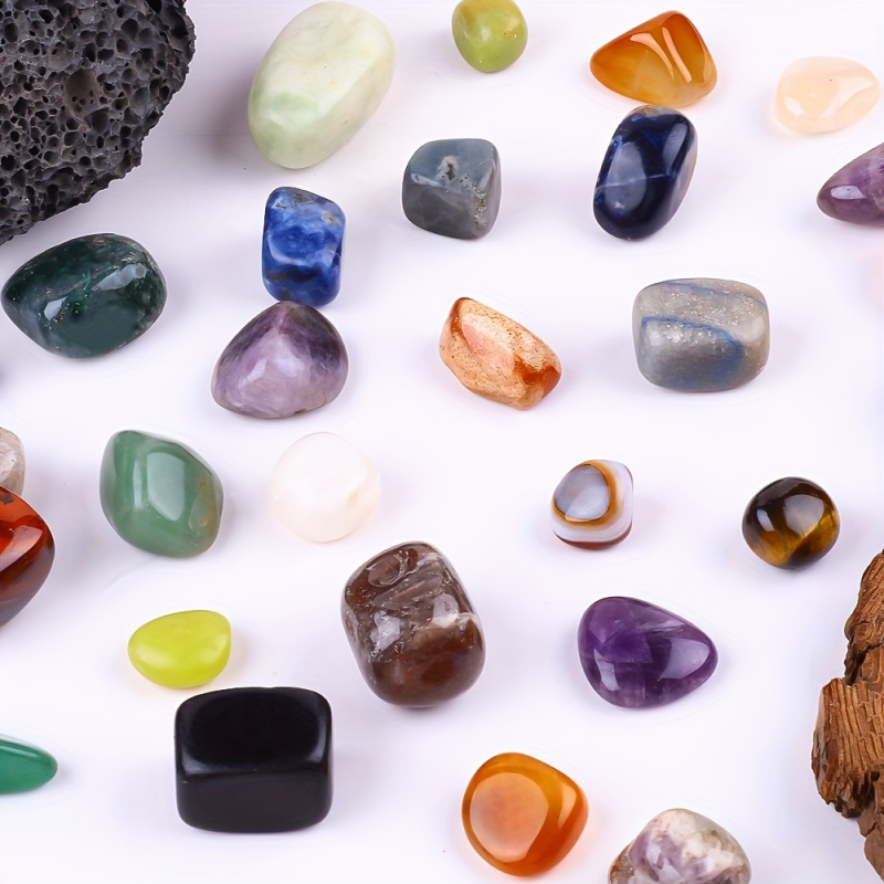50g/Bag Natural Tumbled Stones - Gemstone Polishing Kit review and price