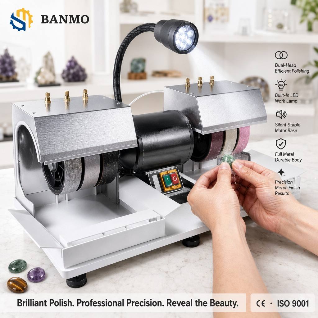 Professional Gemstone Polishin - Lapidary Grinder Cabbing Machine review and price