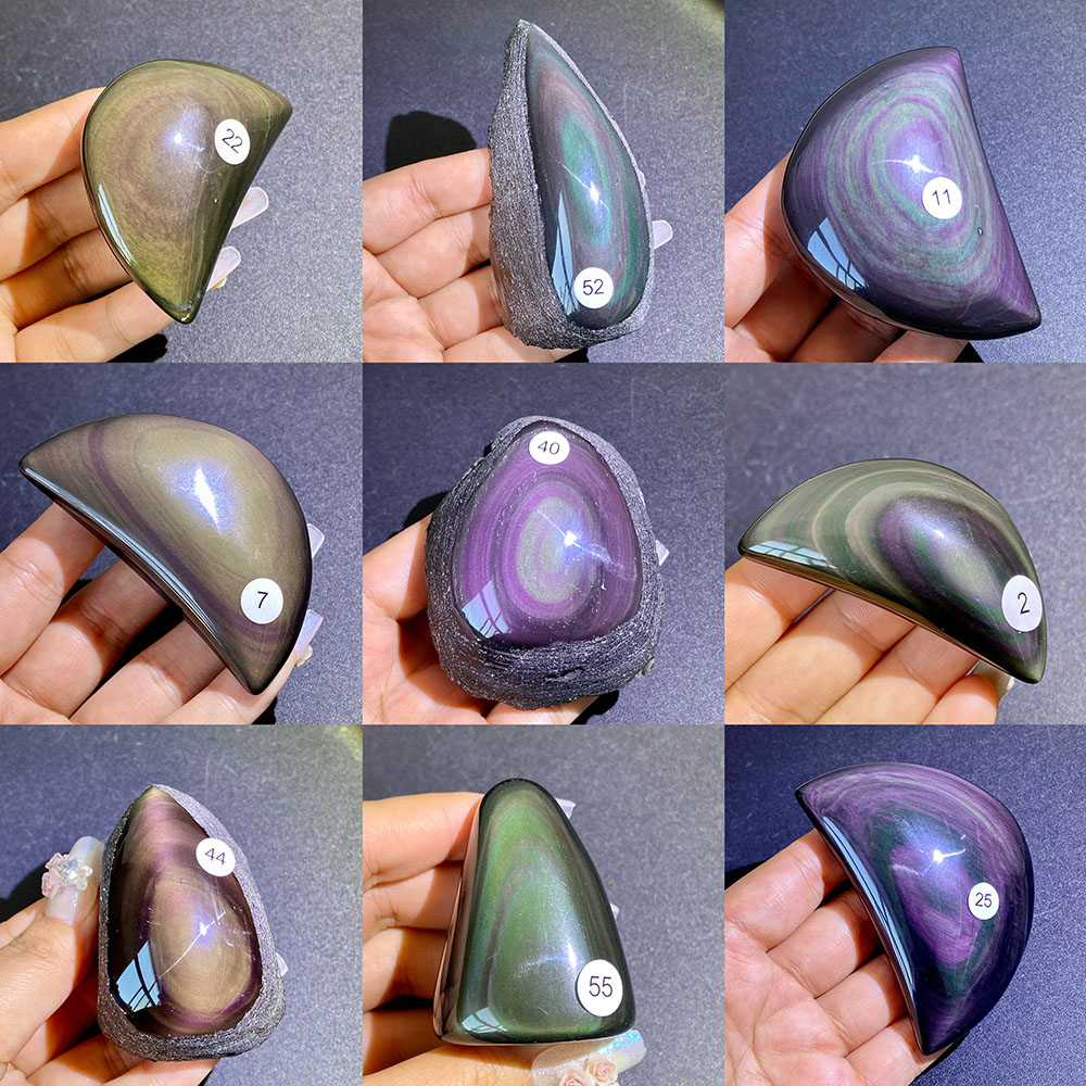 Natural Rainbow Obsidian Cryst - Gemstone Polishing Kit review and price