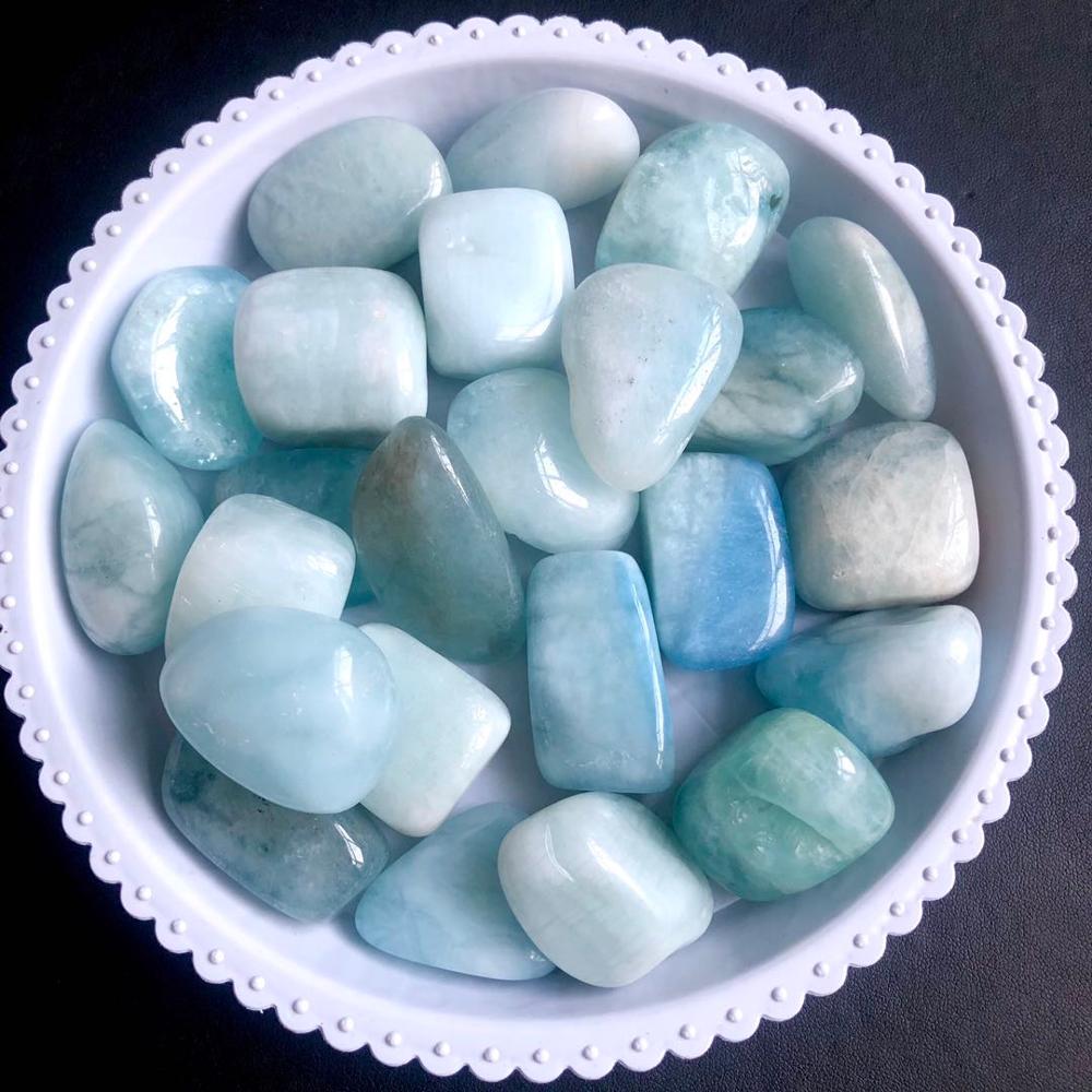 100gBeautiful Natural Aquamari - Gemstone Polishing Kit review and price