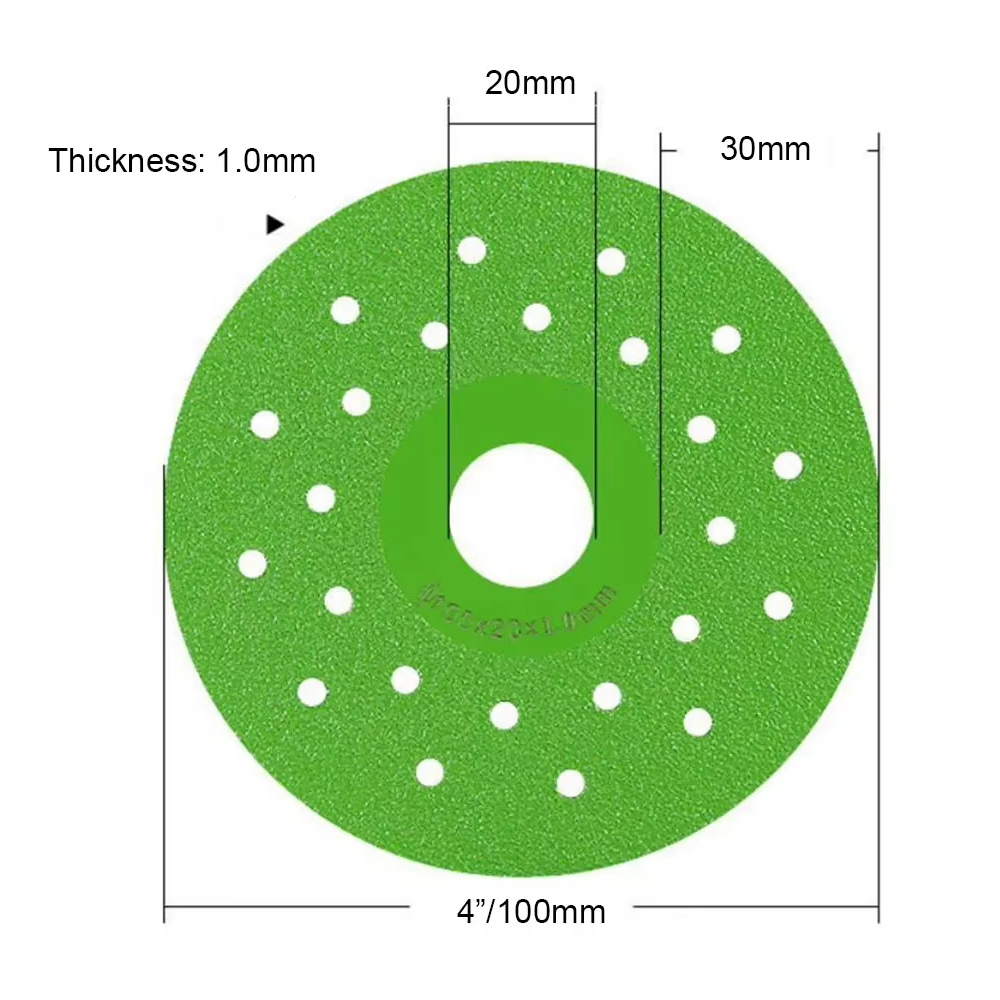 1/3Pcs 4inch Tile Cutting Disc - Diamond Grinding Wheel Lapidary review and price