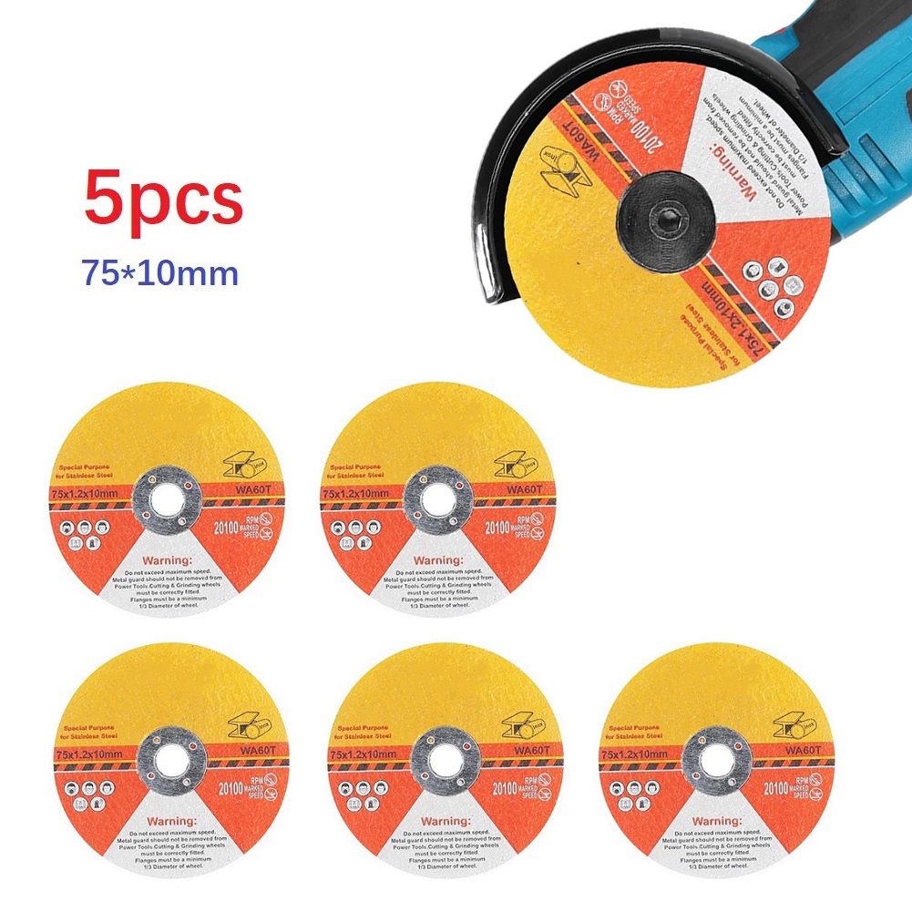 5pcs 75mm Circular Resin Saw B - Diamond Grinding Wheel Lapidary review and price