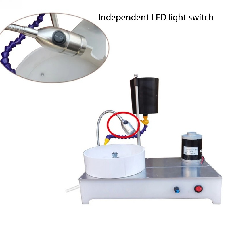 DC Stepless Speed Gem Faceting - Facet Machine Gemstone Cutting review and price