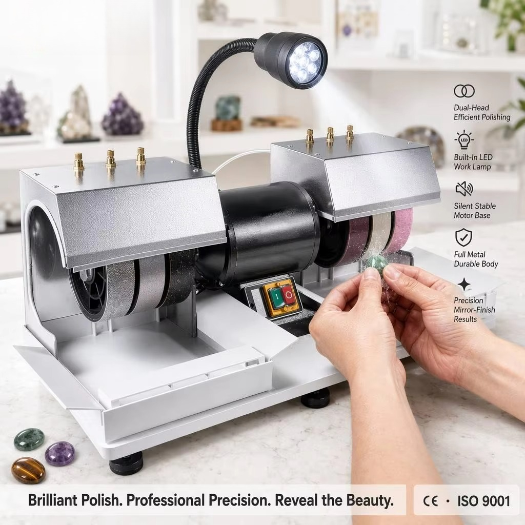 Professional Gemstone Polishin - Lapidary Grinder Cabbing Machine review and price