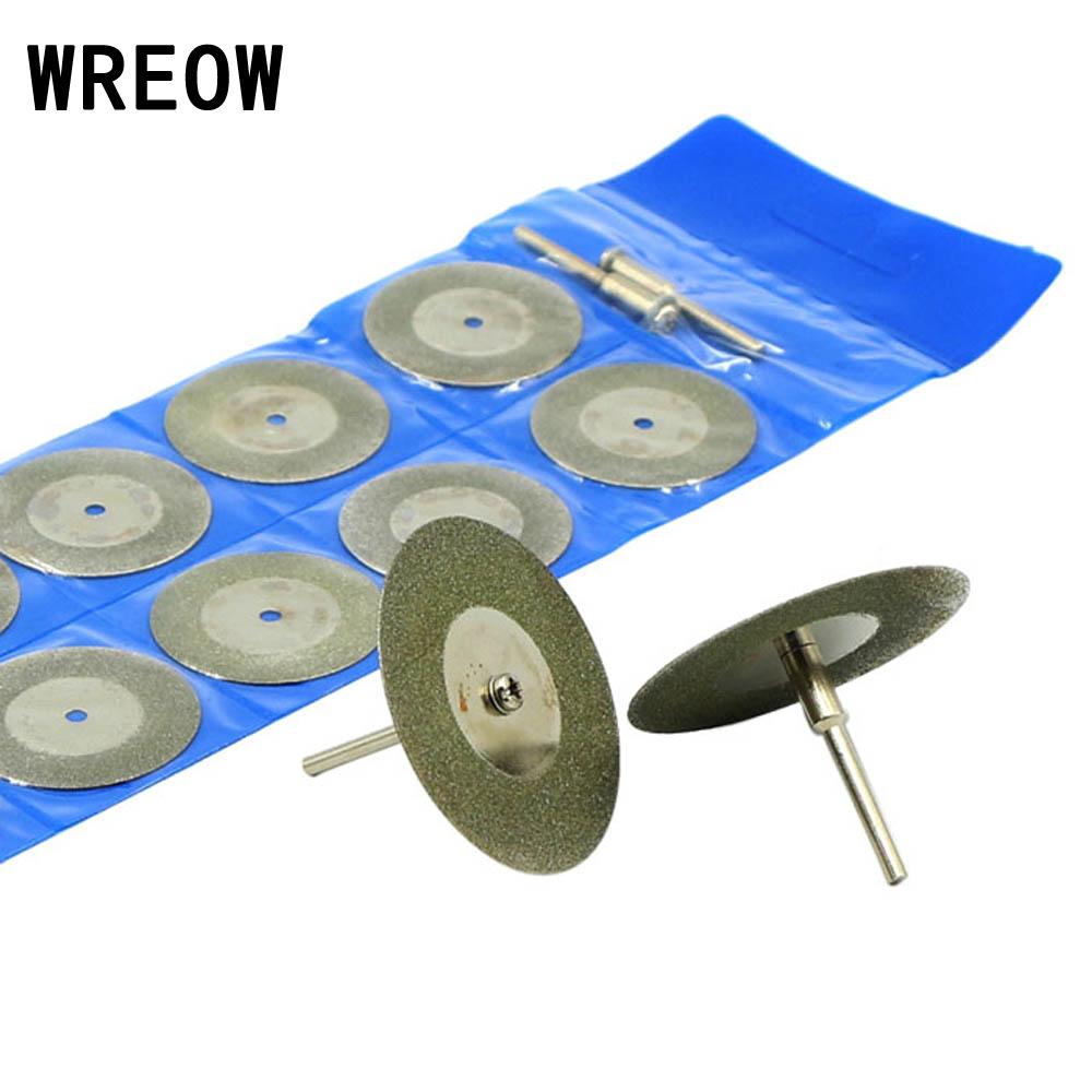 10PCS 50mm mini cutting disc D - Diamond Grinding Wheel Lapidary review and price